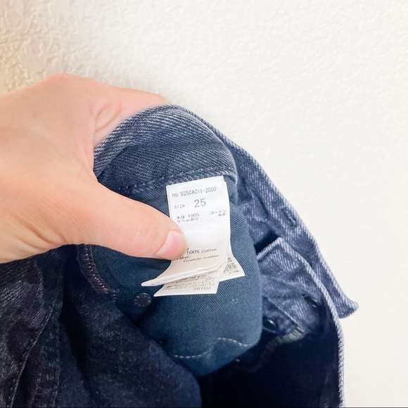 Moussy Vintage Staley Tapered Rigid Jean Black Size 25 - Picture 8 of 10